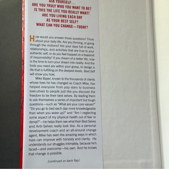 Best Self: Be You, Only Better by Mike Bayer | Self-help | Hardcover Book - Picture 3 of 12